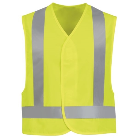 WORKWEAR OUTFITTERS Hi-Vis Safety Vest -5XL VYV6YE-RG-5XL